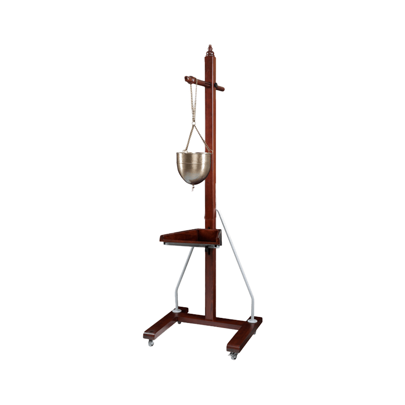 Wooden Shirodhara Stand With Head Rest Support