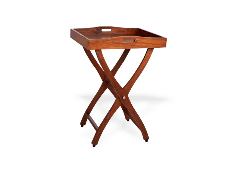 Keerti Foldable Wooden Spa Trolley